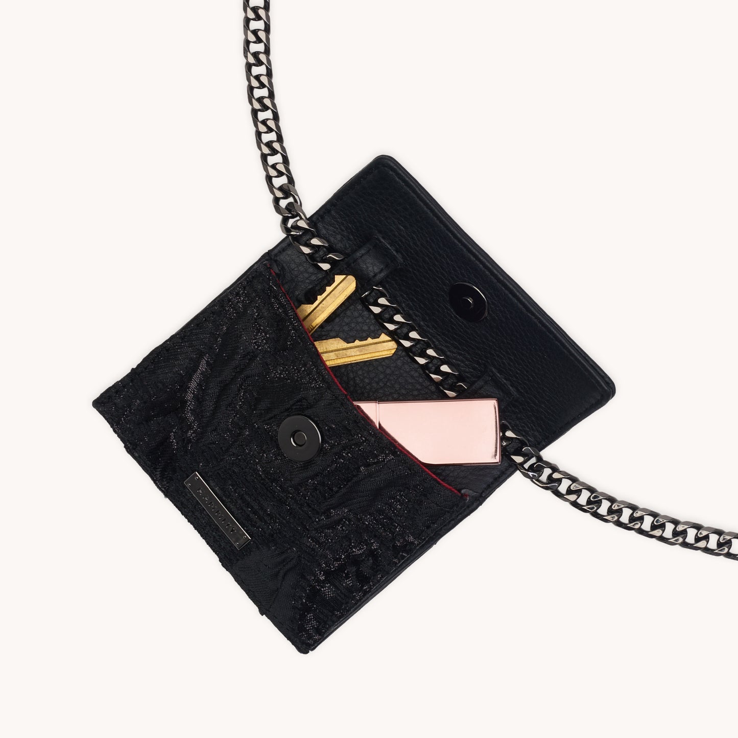 Montana Pendant | Midnight Marquise/Gunmetal