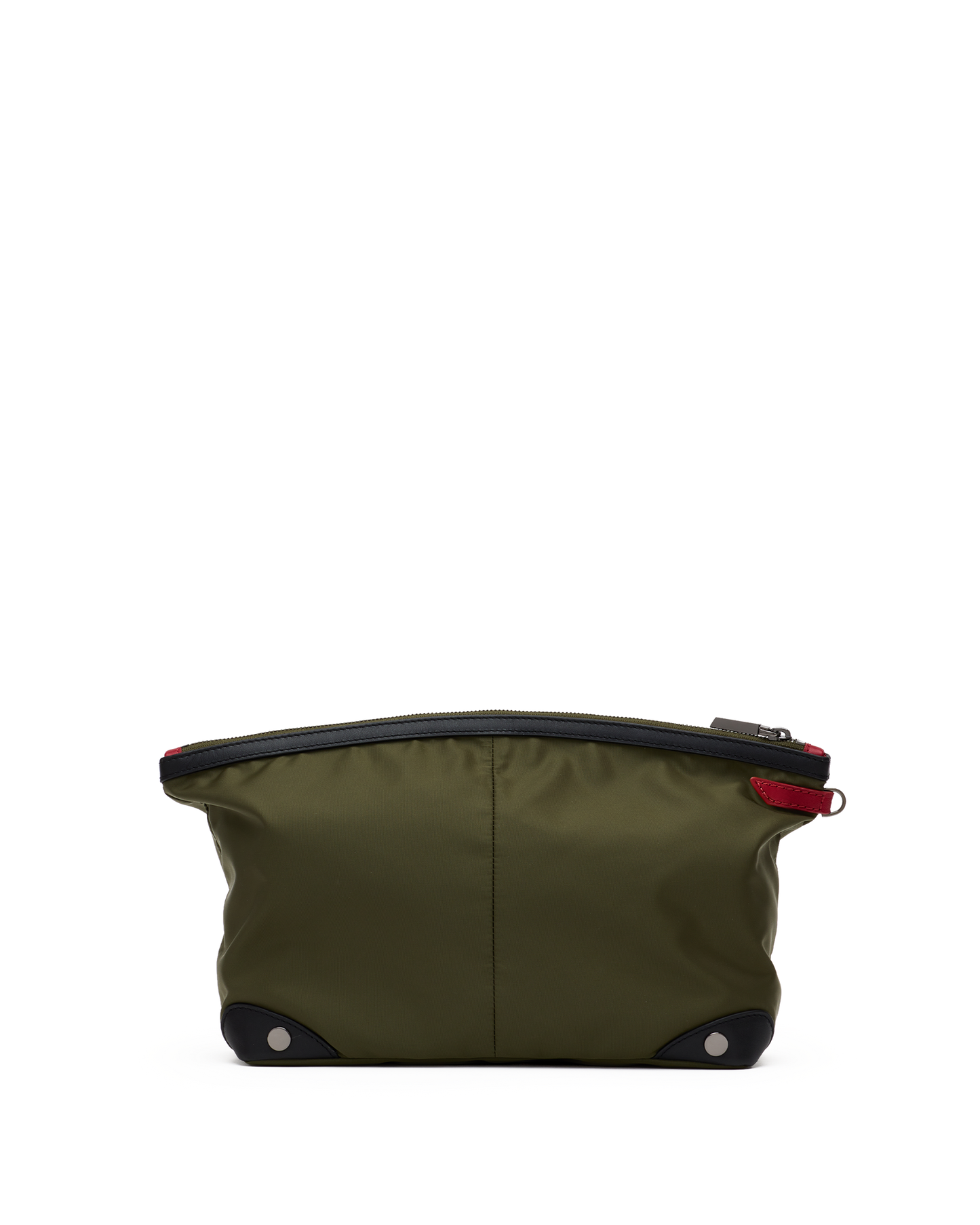 Nicky Cosmetic Pouch | Jade Nylon/Gunmetal | Lrg