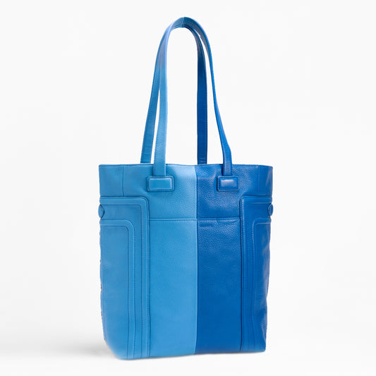 Otis Tote | Oasis Blue/Brushed Silver