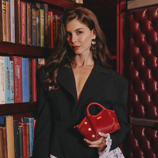 Paul-Ruby-Calf-Hair-Brushed-Gold-Mini-Model-View