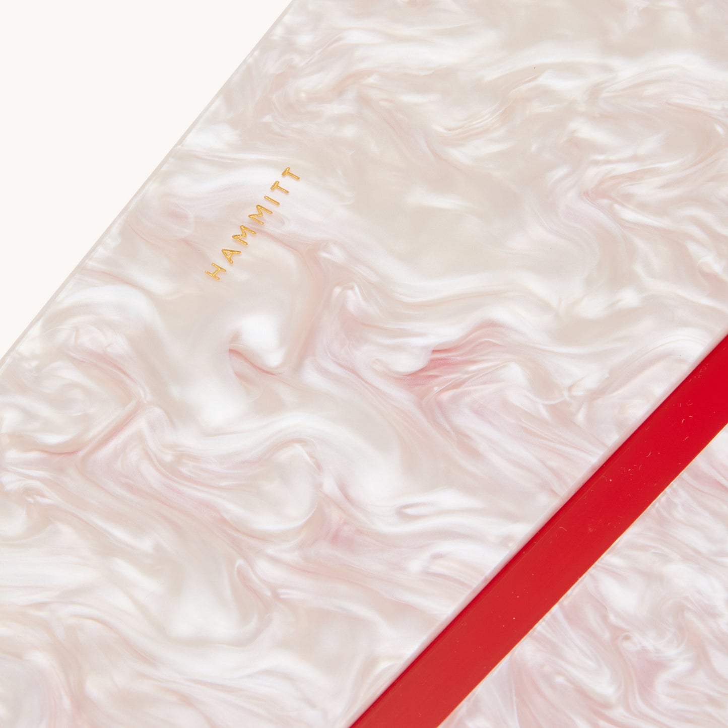 Soiree Clutch | Carrara Blush/Brushed Gold | Med