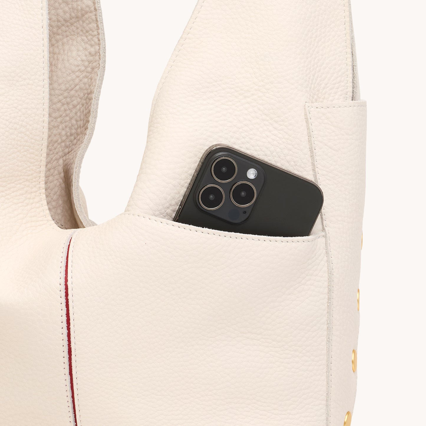 Tom Zip | Calla Lily White/Brushed Gold | Lrg