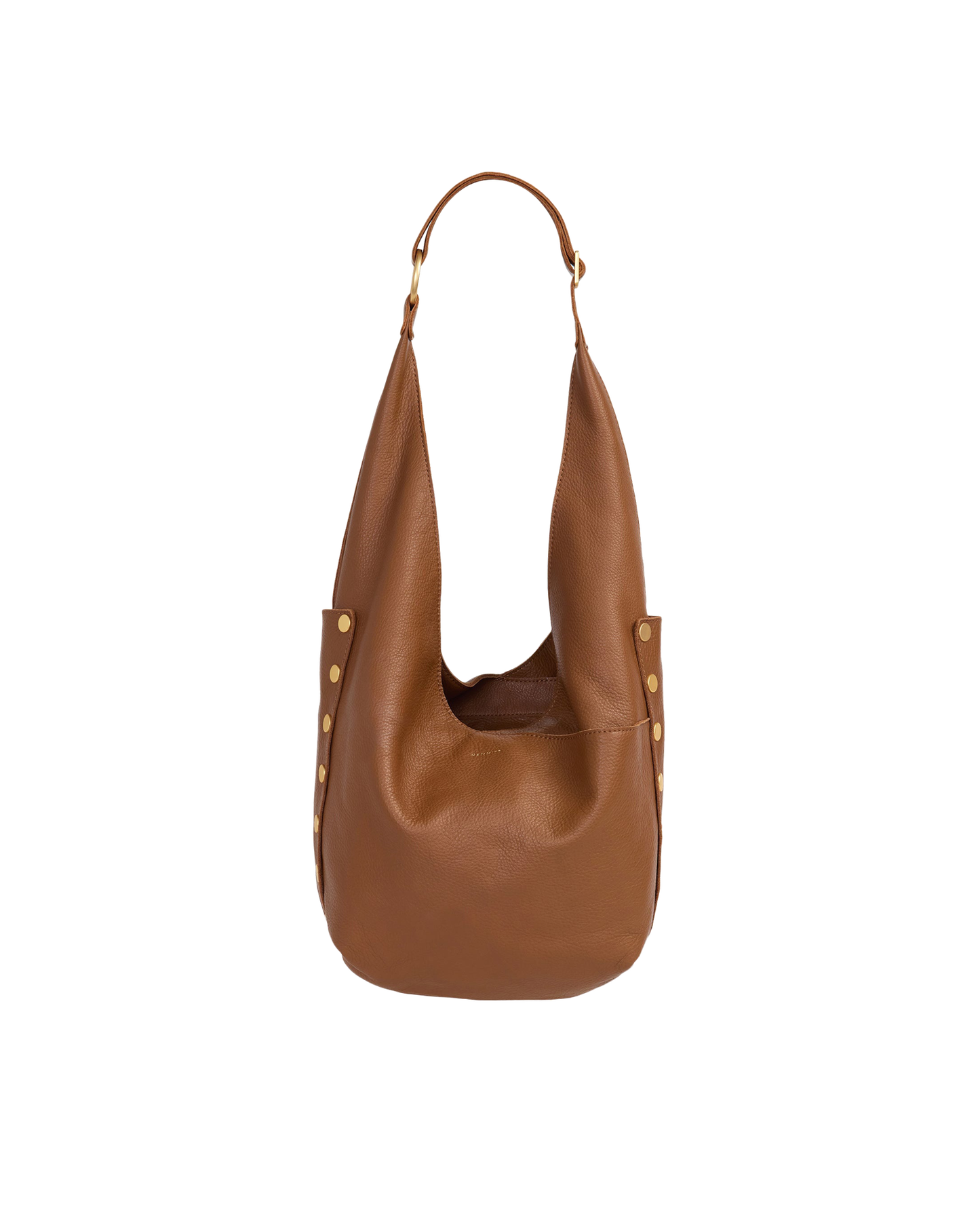 Tom Zip | Mahogany Pebble/Brushed Gold Red Zip | Lrg