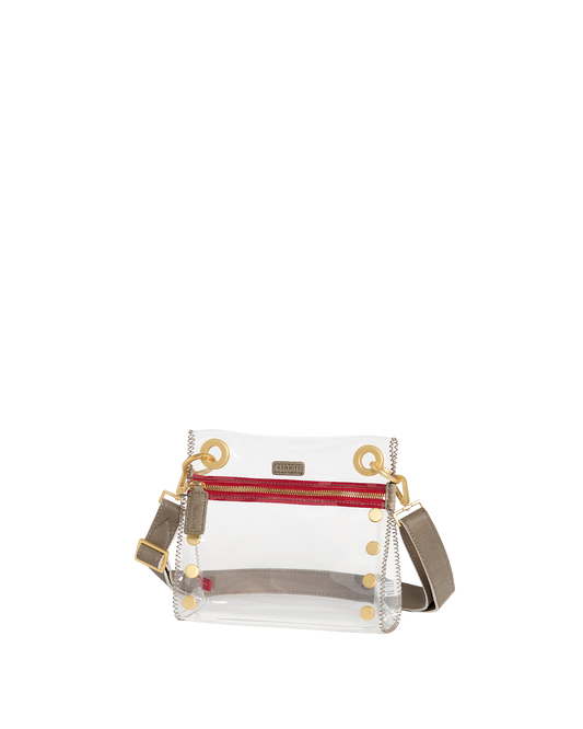 Tony | Pew/Brushed Gold Red Zip | Sml