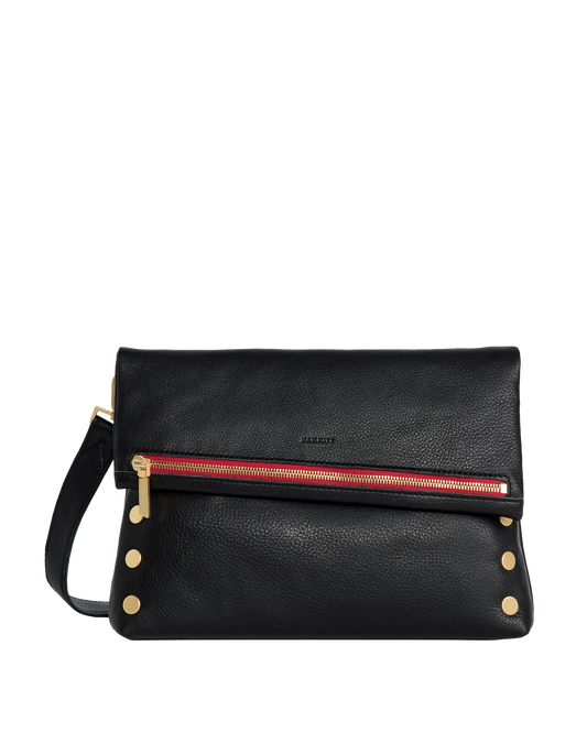 VIP | Black/Brushed Gold Red Zip | Lrg