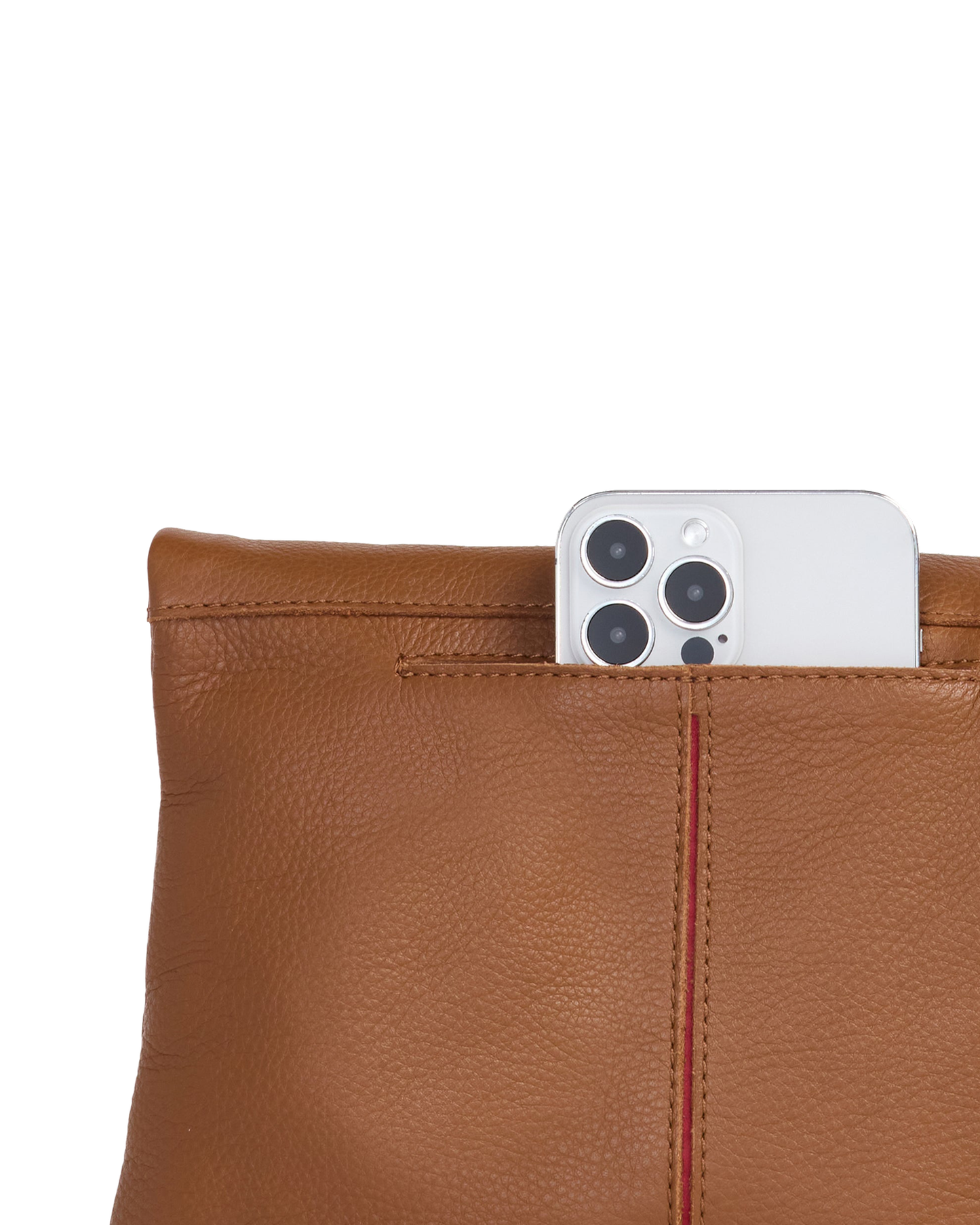 VIP | Mahogany Pebble/Brushed Gold Red Zip | Med