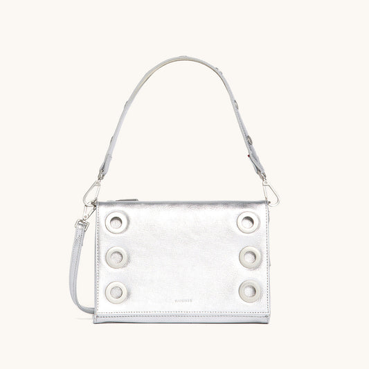 Montana-Clutch-Sml-Sidewalk-Silver-Front-View
