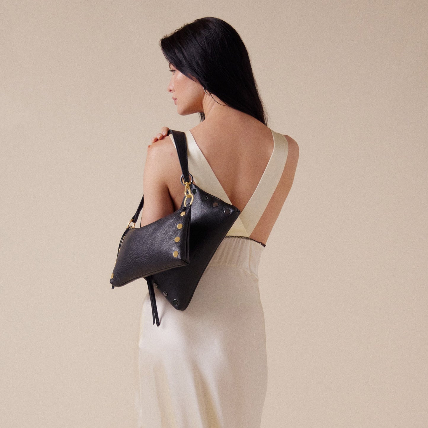 Kyle Black Brushed Gold and Gunmetal