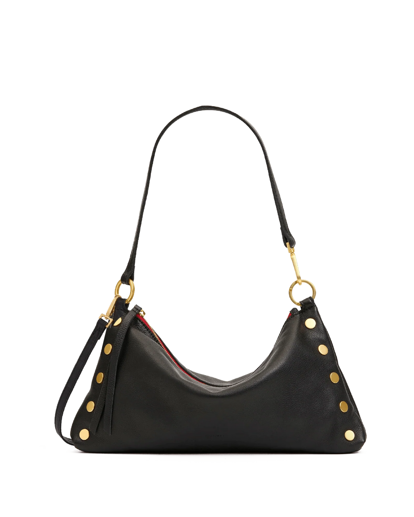 Kyle | Black/Brushed Gold Red Zip | Med