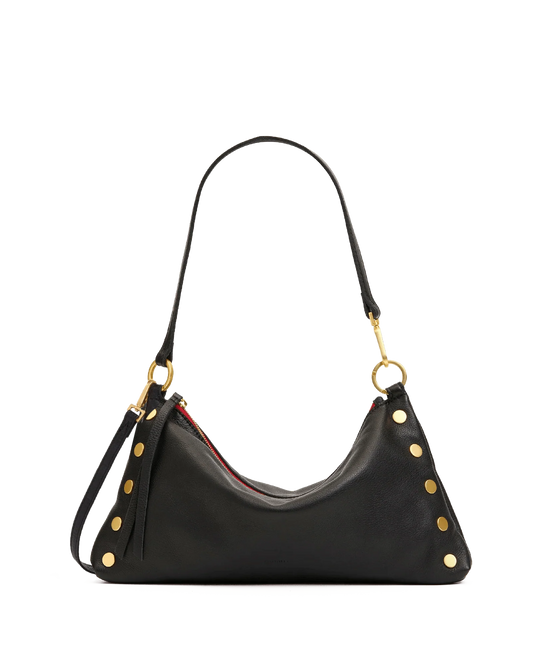 Kyle | Black/Brushed Gold Red Zip | Med