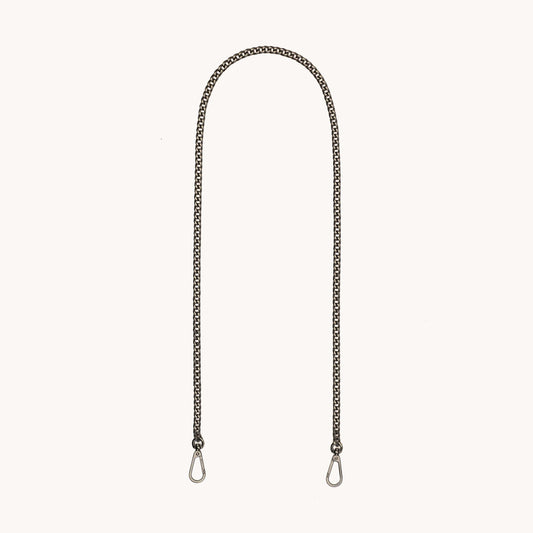 Metal Chain Long Strap | Gunmetal