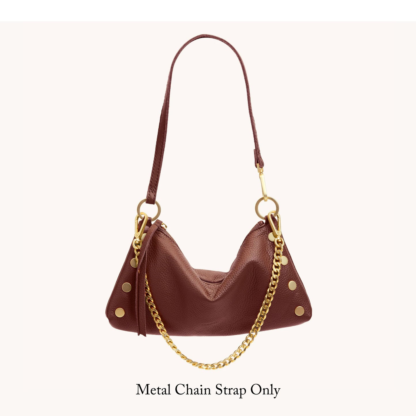 Metal Chain Shoulder Strap | Brushed Gold