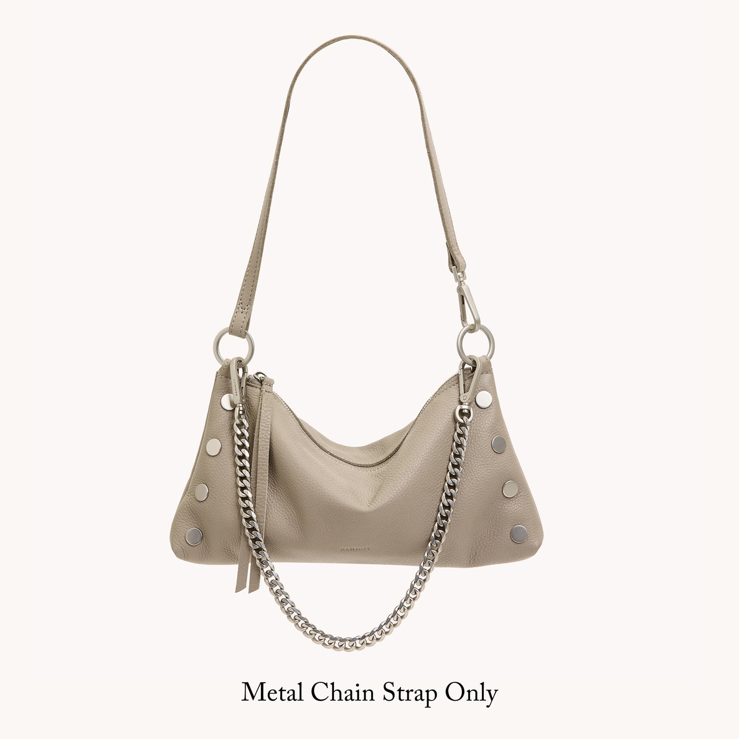 Metal Chain Shoulder Strap | Brushed Silver