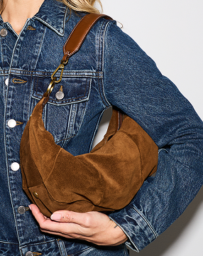 Erica Shoulder Bag Cinnamon Suede
