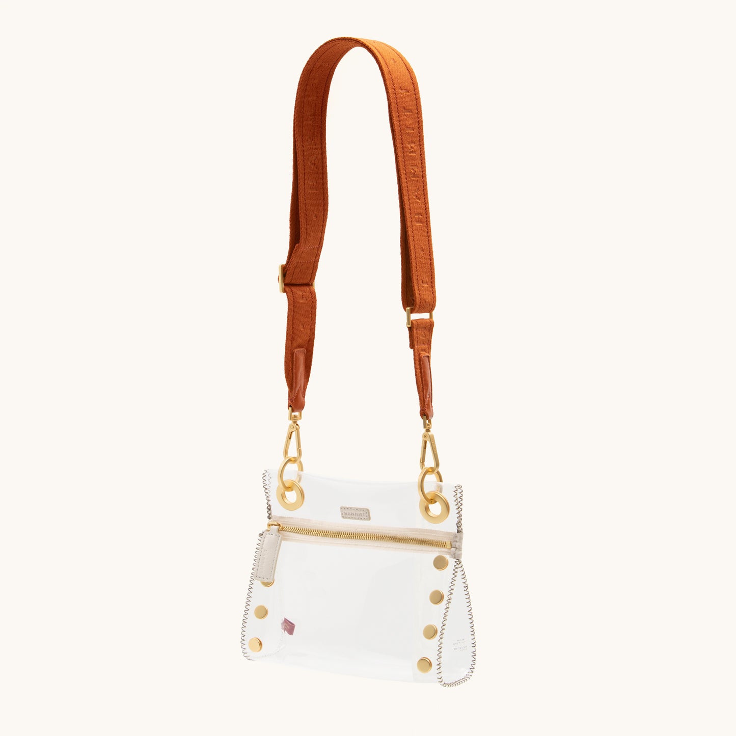 Webbing Crossbody Strap-Candlelight Orange-BG-Crossbody-View