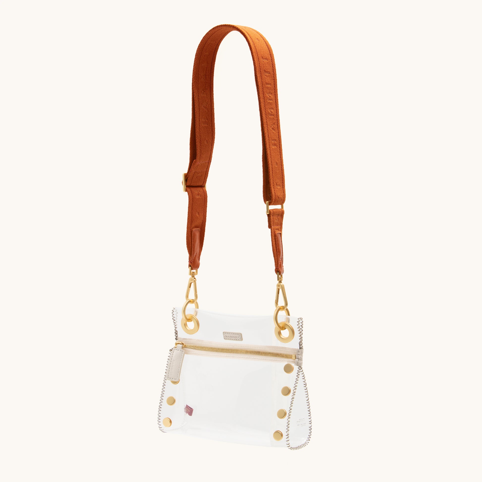 Webbing Crossbody Strap-Candlelight Orange-BG-Crossbody-View