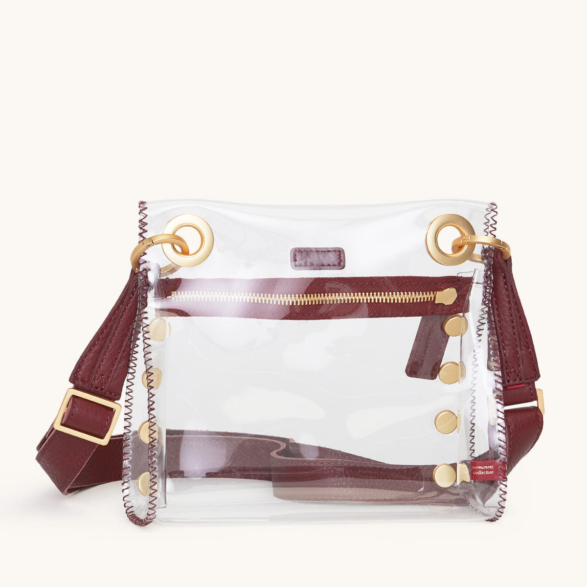 Tony-Sml-Clear-Crimson-front-angled-view