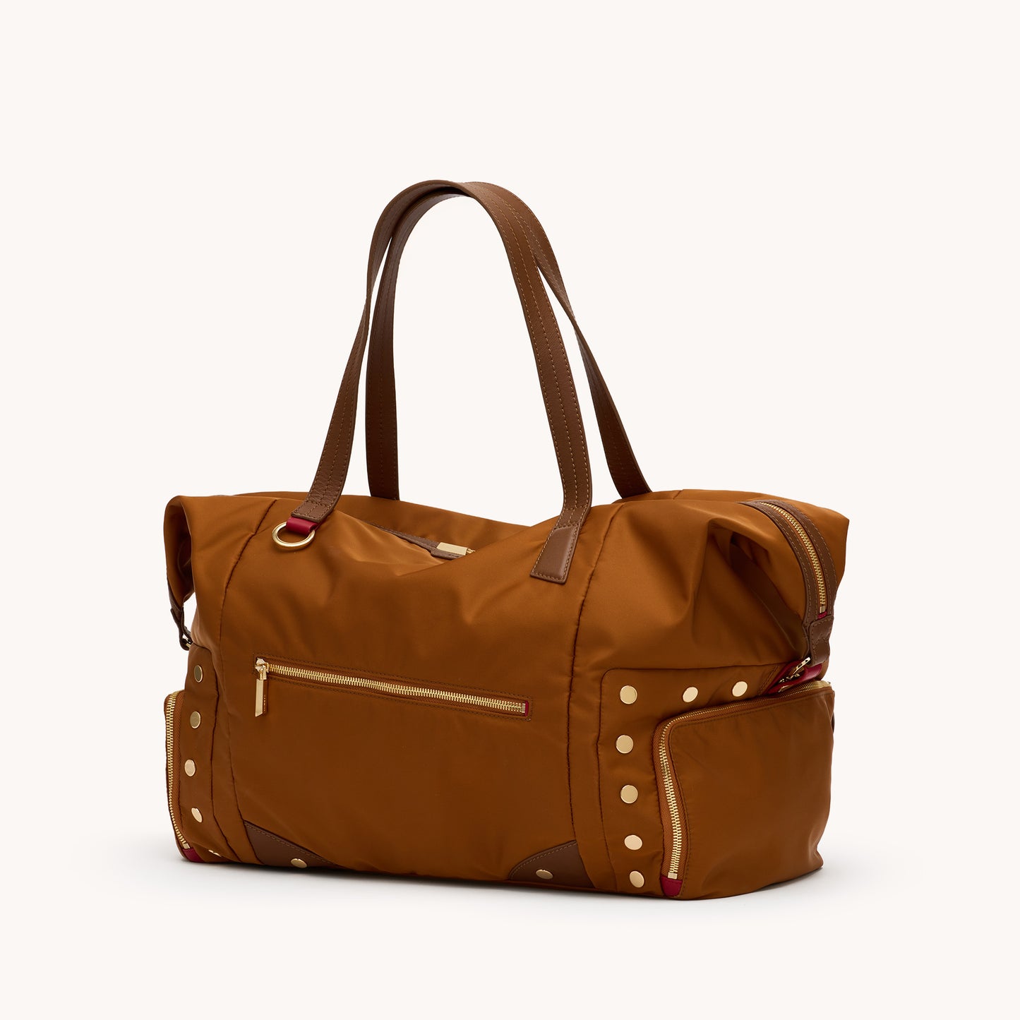 Ivy-Weekender-Amber-Nylon-G-Front-View-2