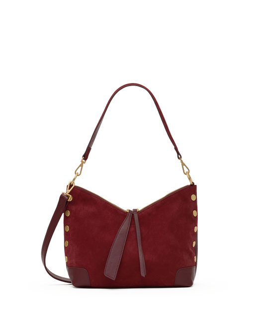 Grace | Cherrywood Suede/Brushed Gold | Med