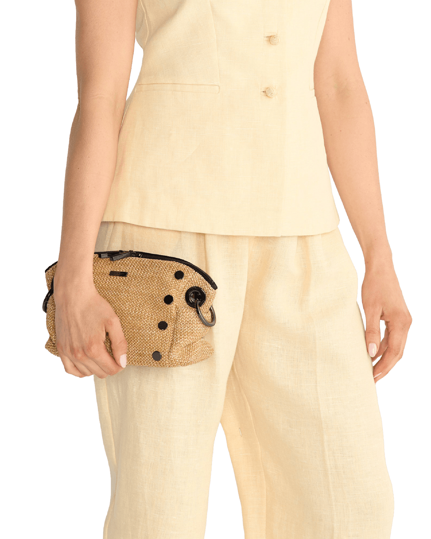 Daniel-Crossbody-Clutch-Sml-Chaparral-Raffia-Model-View-2