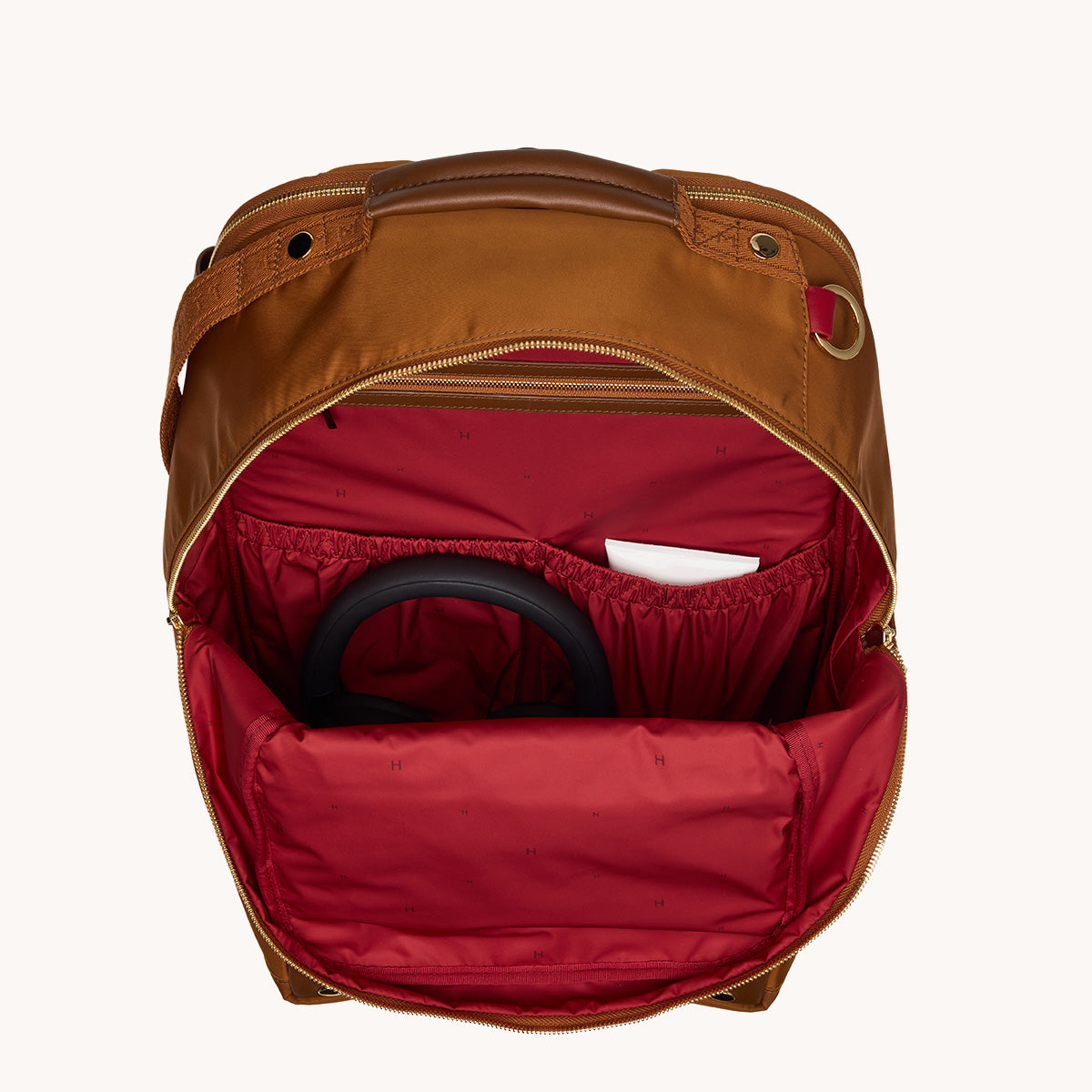 Eden-Backpack-Amber-Nylon-G-Inside-View