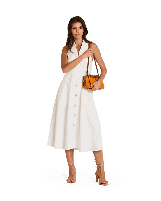 Model height is 5'9.5''