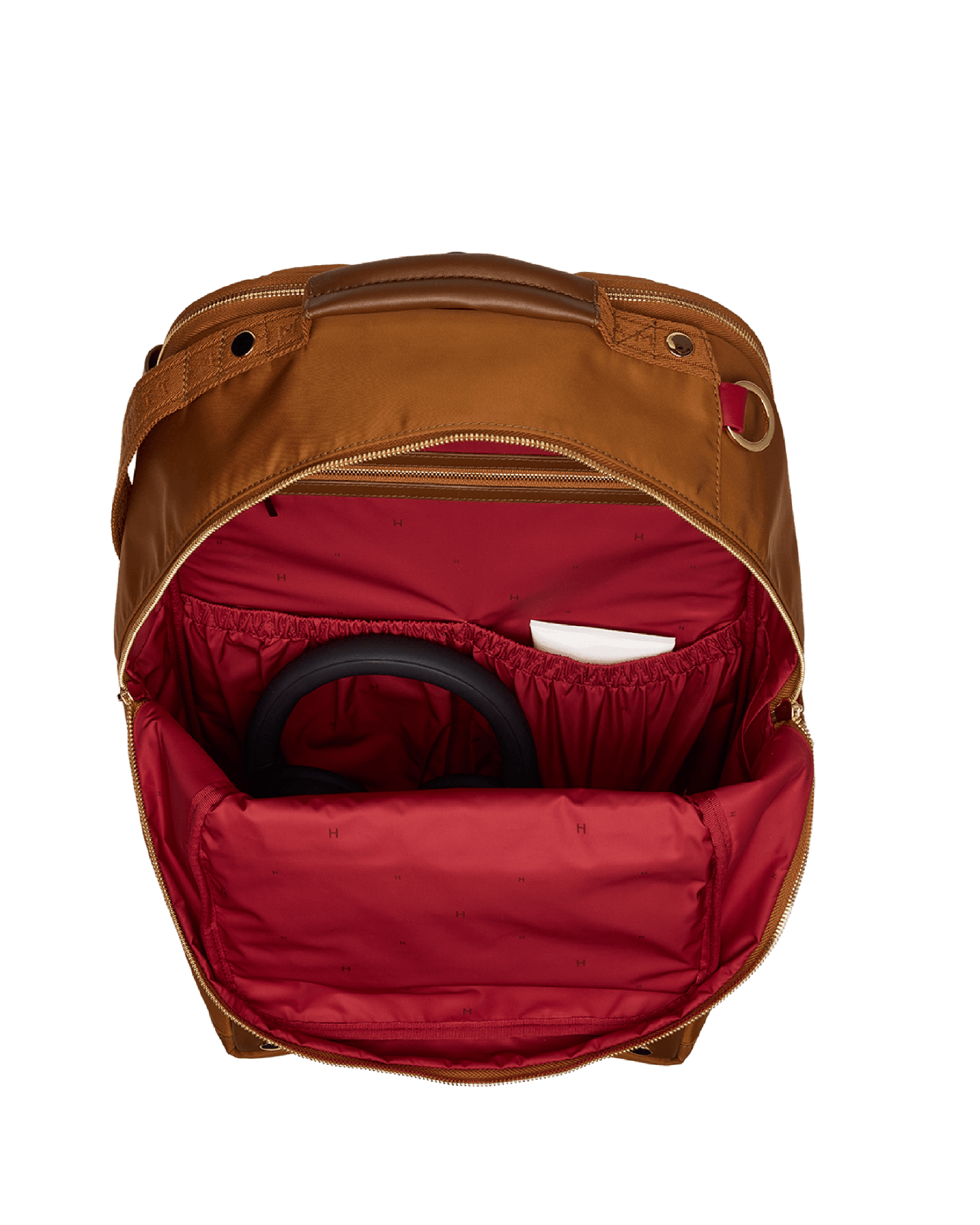 Eden-Backpack-Amber-Nylon-G-Inside-View