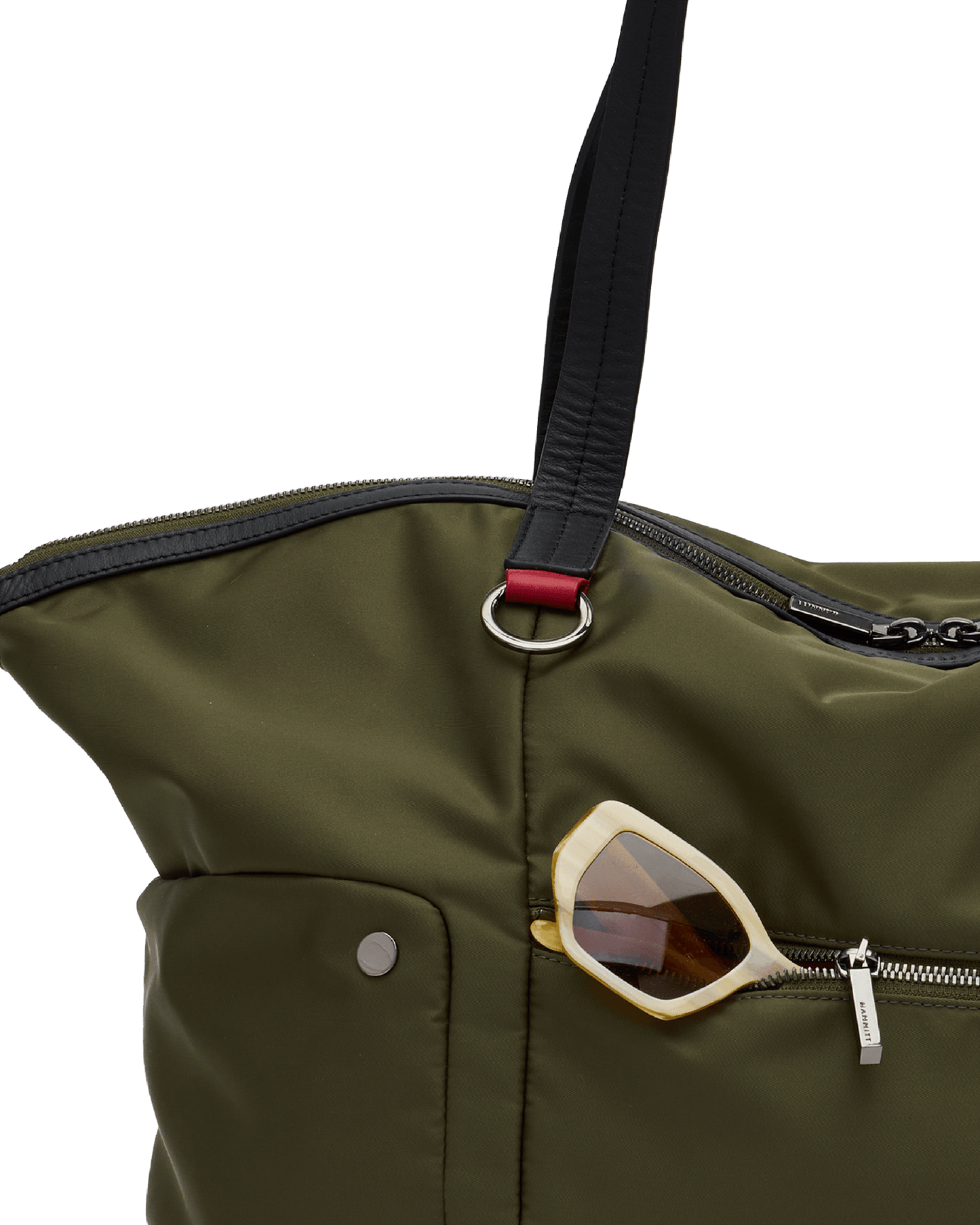 Zoe-Tote-Jade-Nylon-GM-Front-View-Detail