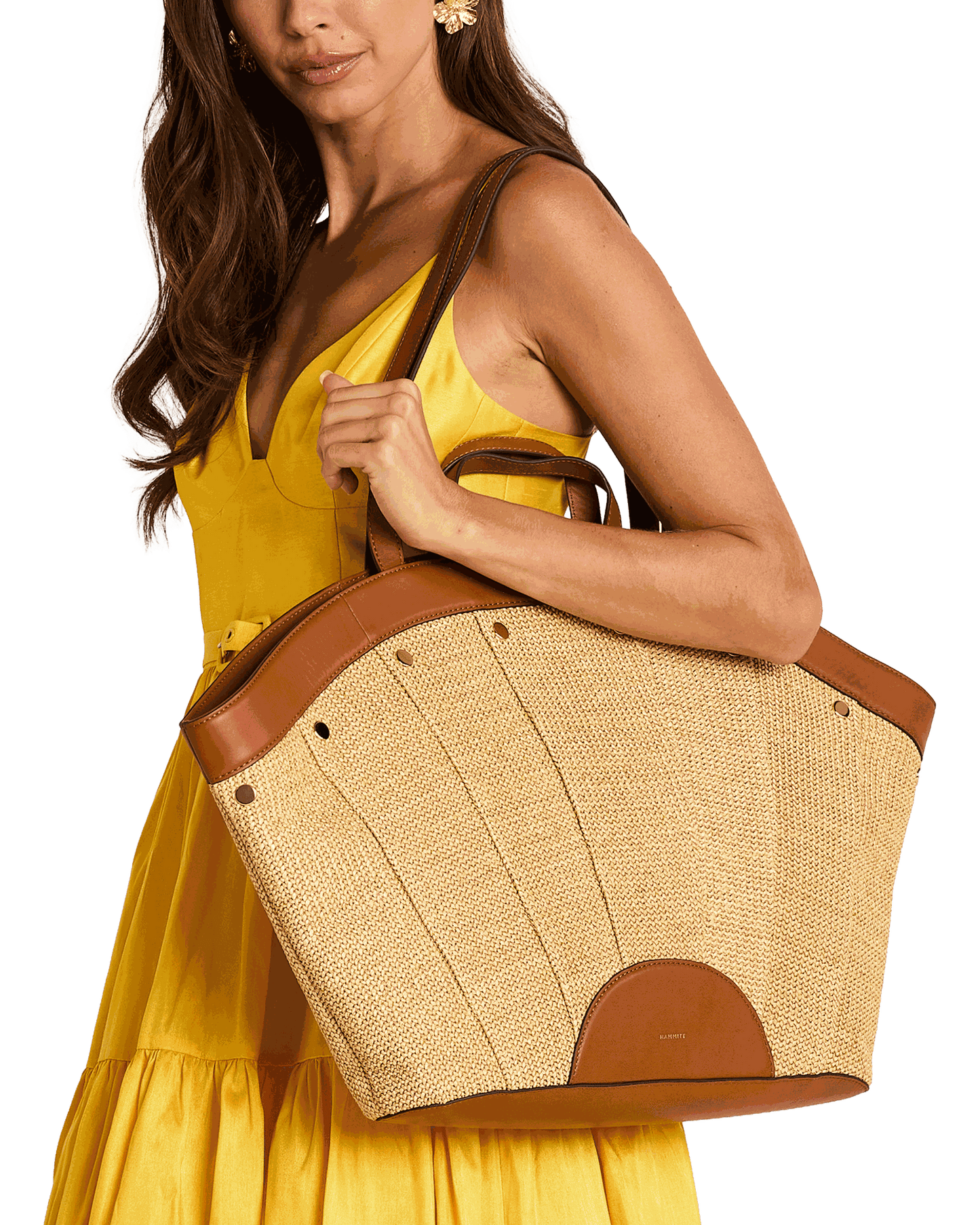 Shelley-Resort-Tote-Cocoa-Raffia-G-Model-View