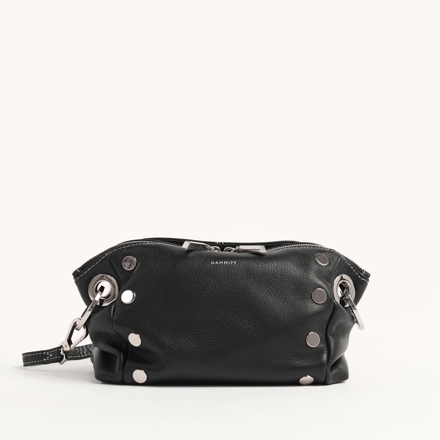 Daniel-Crossbody-Clutch-Sml-Tempo-Black-Front-View