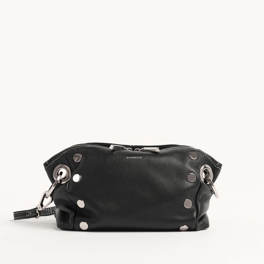 Daniel-Crossbody-Clutch-Sml-Tempo-Black-Front-View
