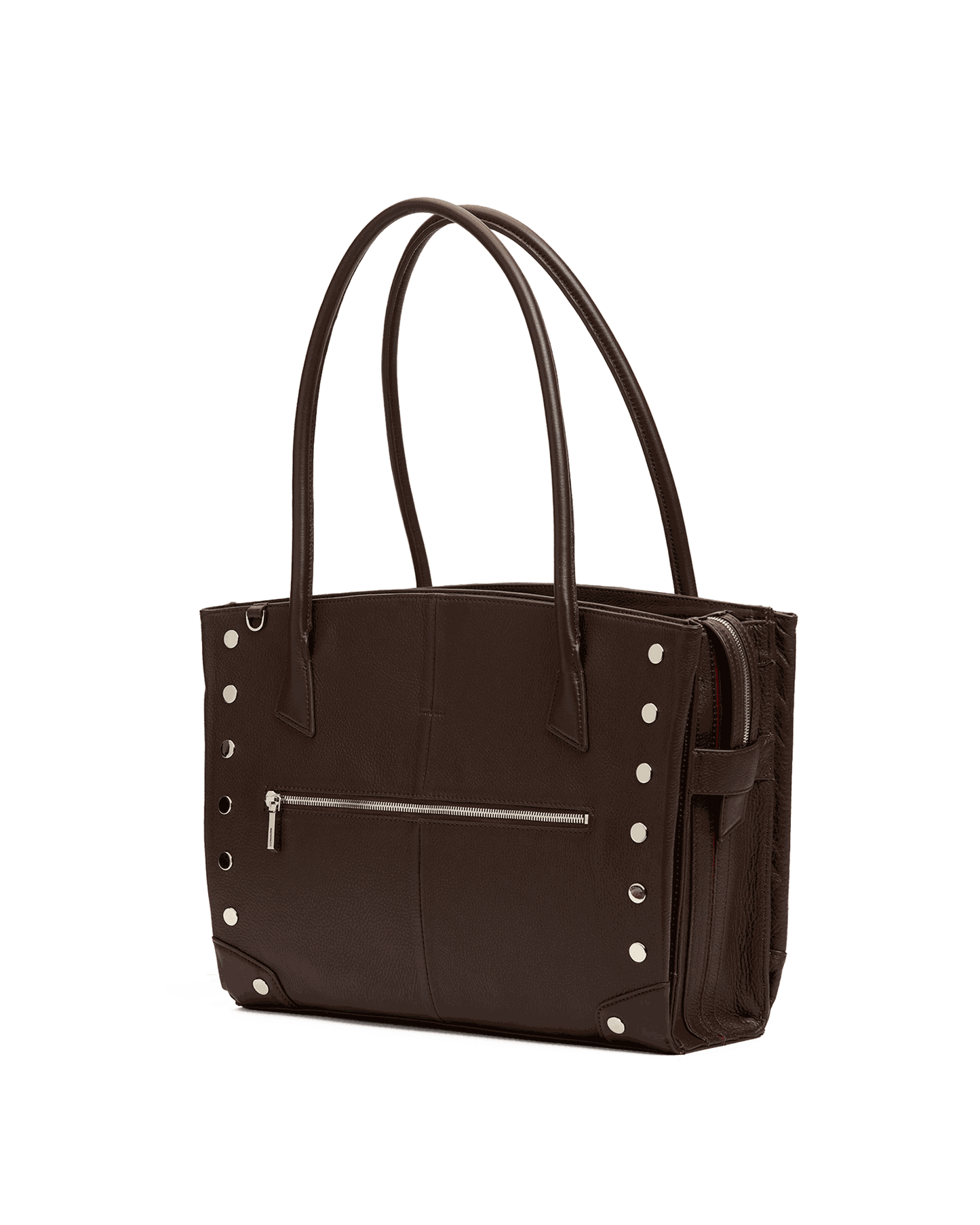 Elle-Work-Carry-Espresso-Pebble-S-Front-View-2