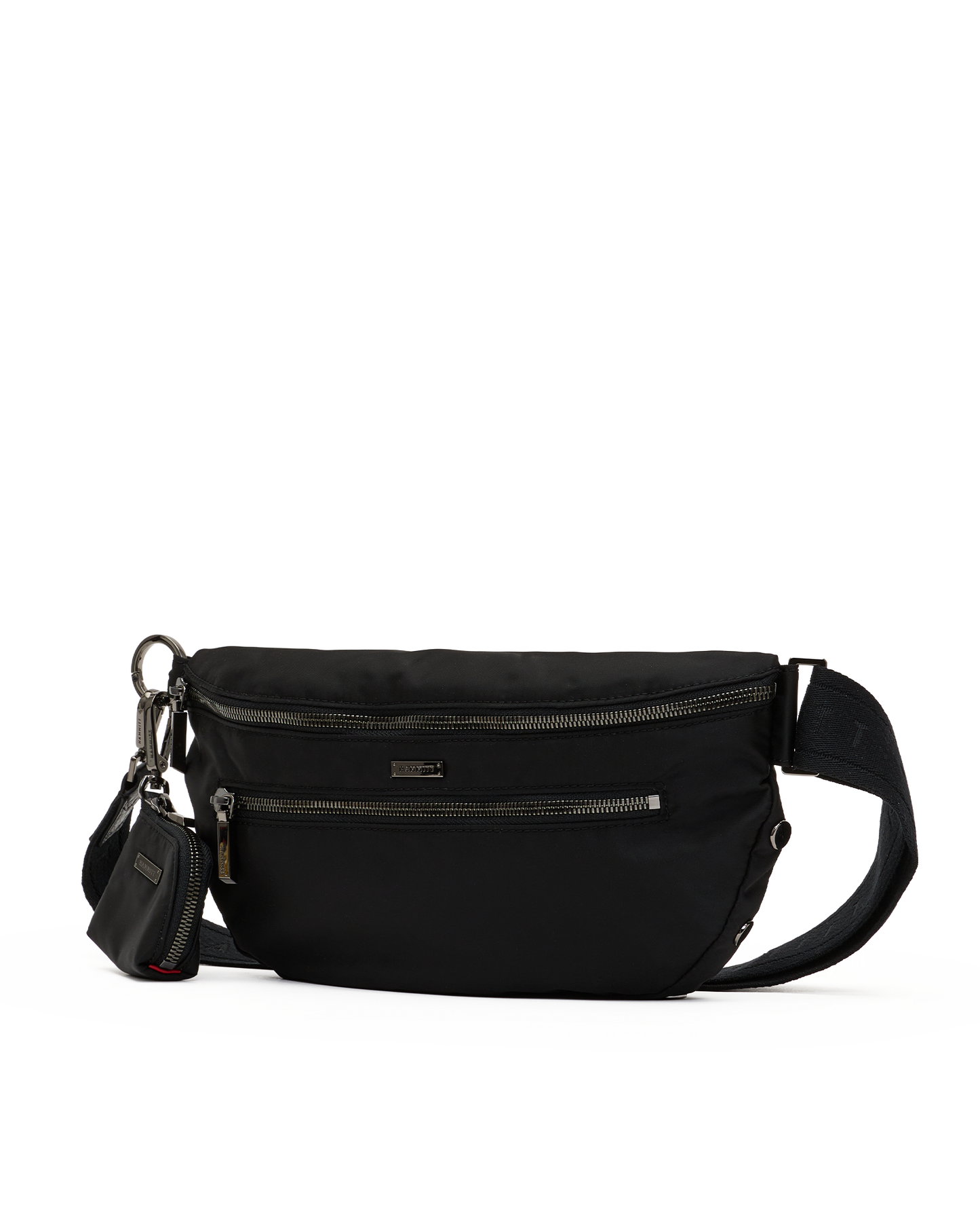 Charles-Crossbody-Lrg-Black-Nylon-GM-Front-View-2
