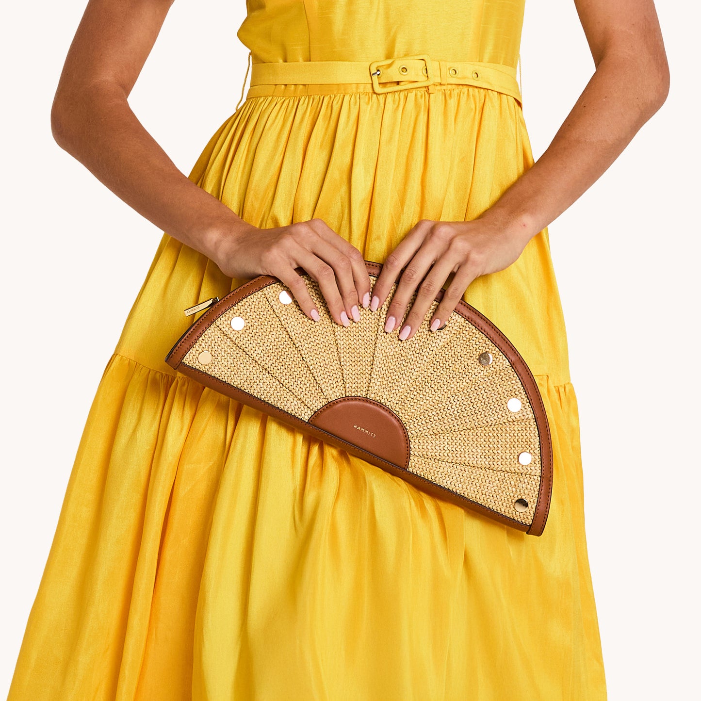 Shelley-Clutch-Cocoa-Raffia-G-Model-View-2