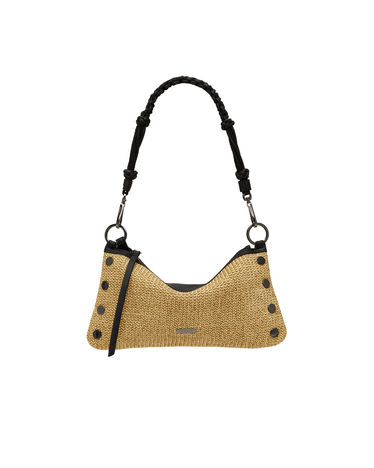 Knotted Short Strap | Noir Smooth/Gunmetal