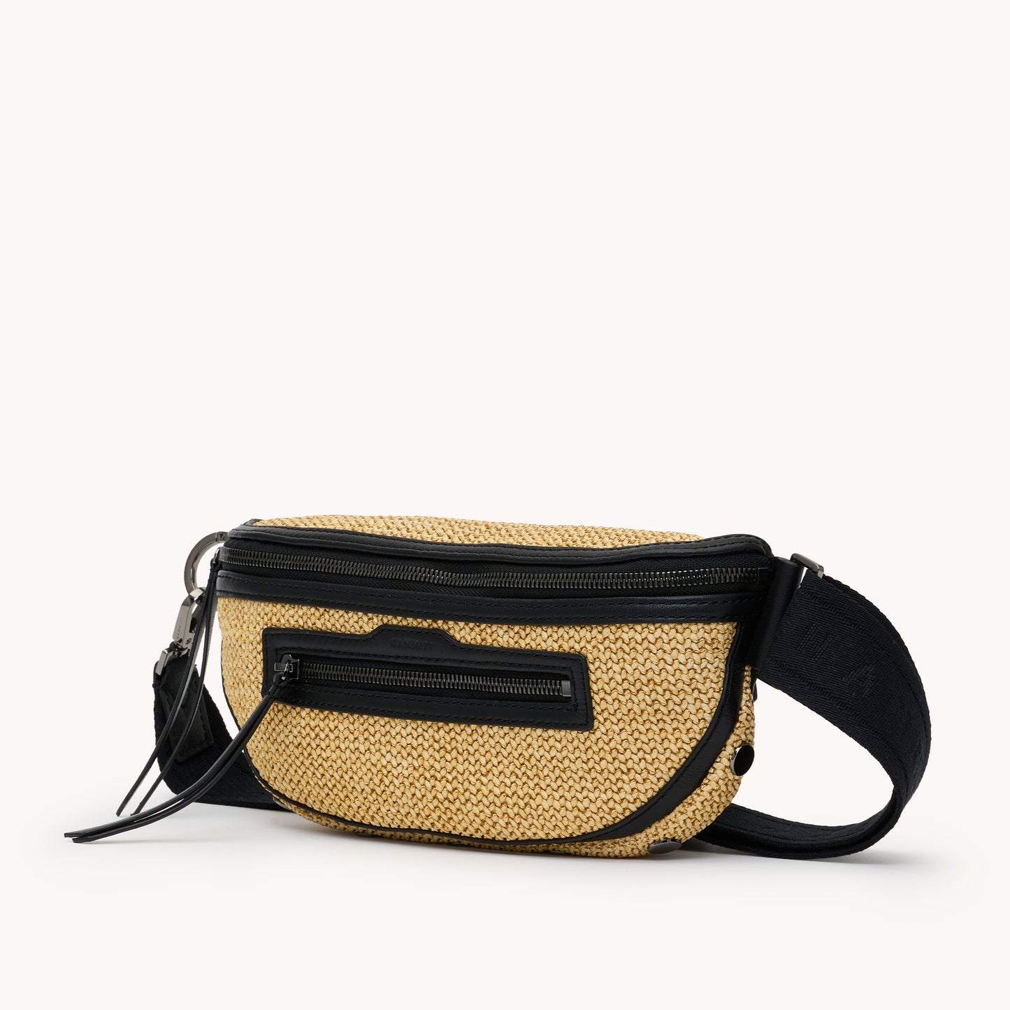 Charles-Crossbody-Med-Noir-Smooth-Raffia-GM-Front-View-2