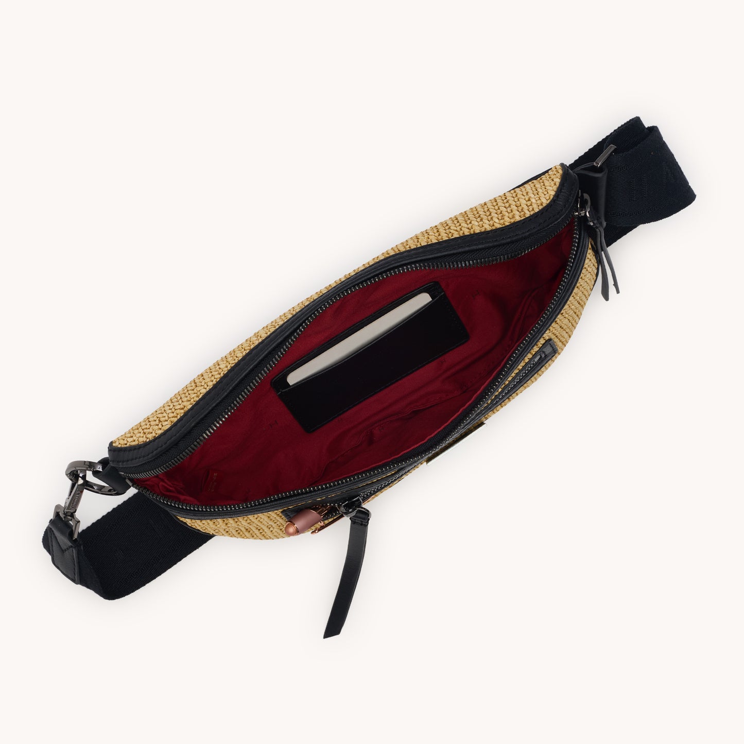 Charles-Crossbody-Med-Noir-Smooth-Raffia-GM-Inside-View