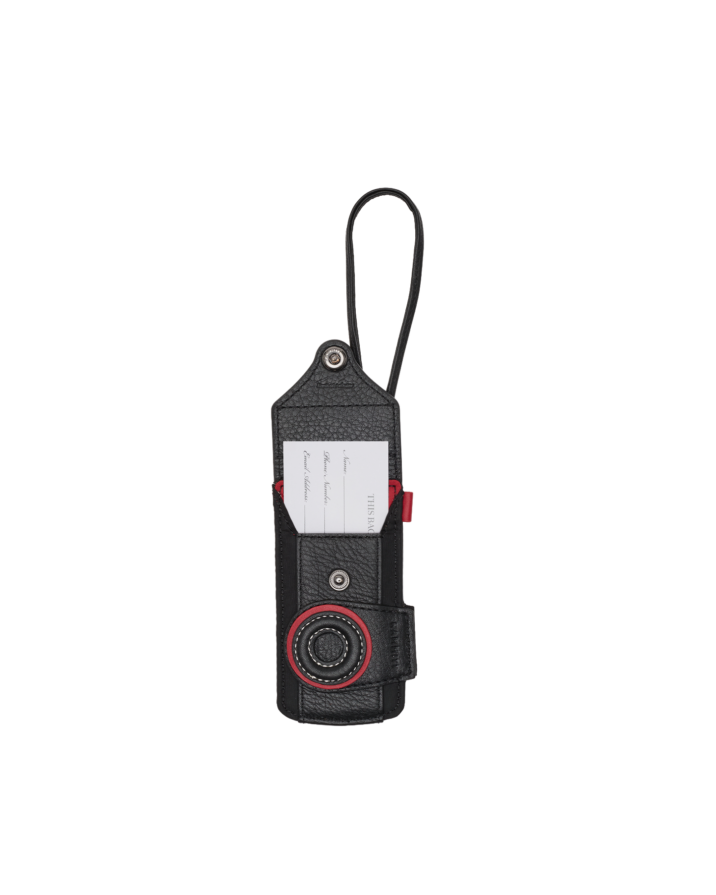 Camera-Luggage-Tag-Black-Nylon-GM-Detail-View-1