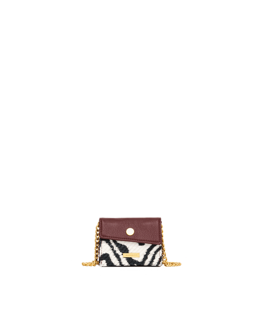 Montana Pendant | Zebra/Brushed Gold