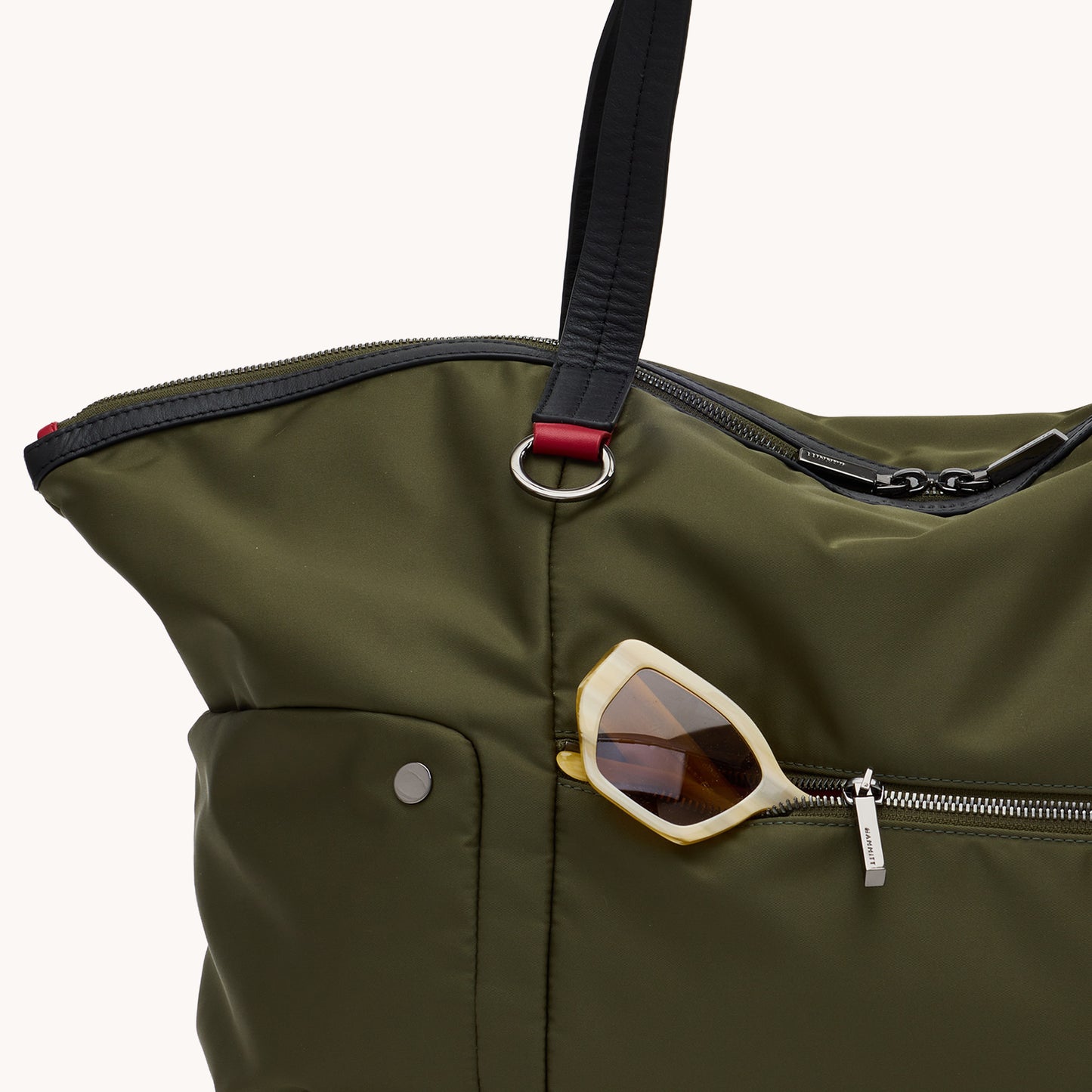 Zoe-Tote-Jade-Nylon-GM-Front-View-Detail