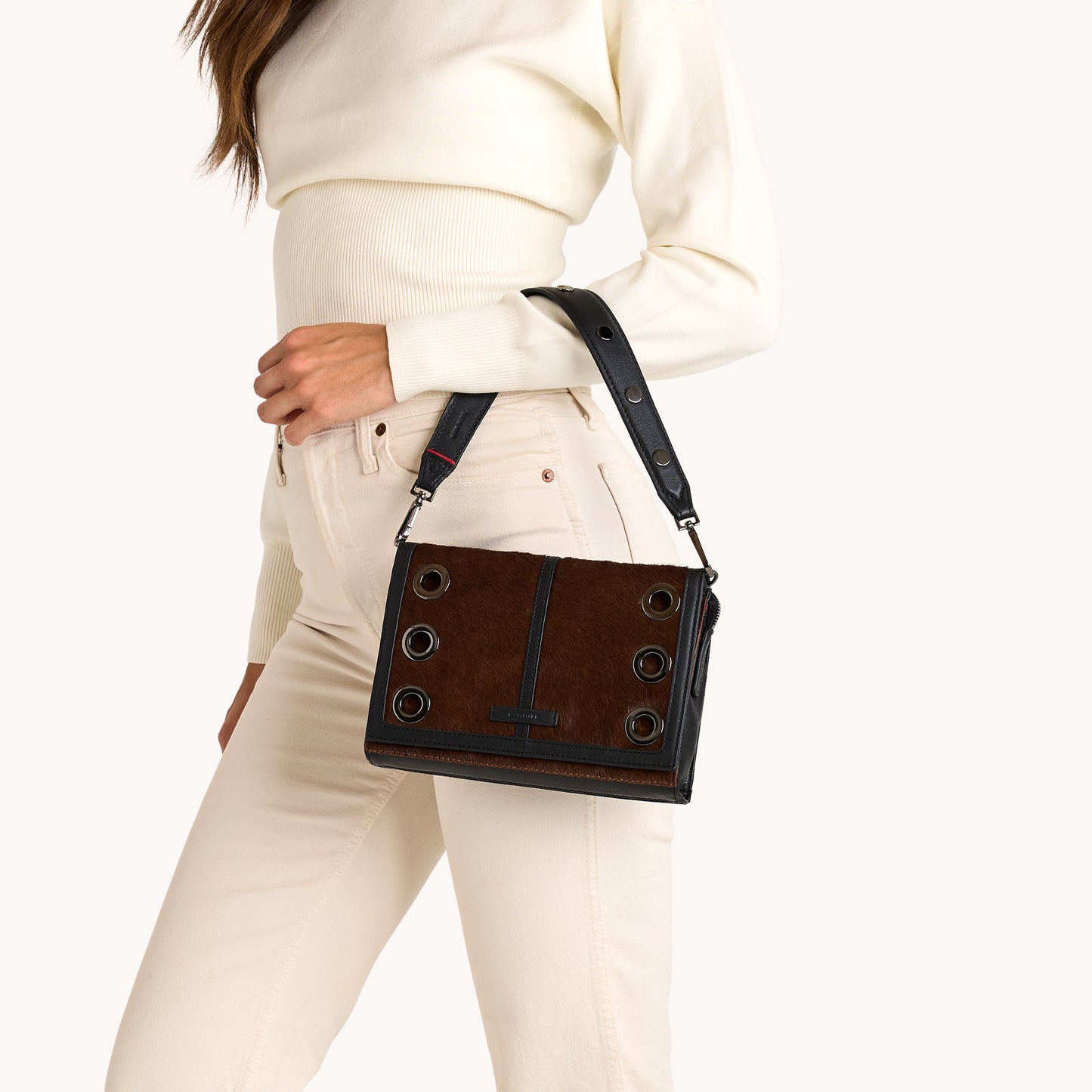 Montana-Clutch-Sml-Calf-Hair-GM-Model-View