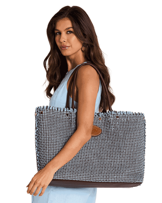 Olympia-Tote-Blueberry-Sorbet-G-Model-View