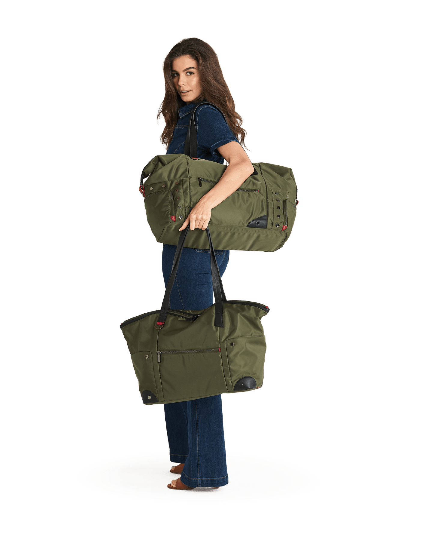 Ivy-Weekender-Jade-Nylon-GM-Model-View-6