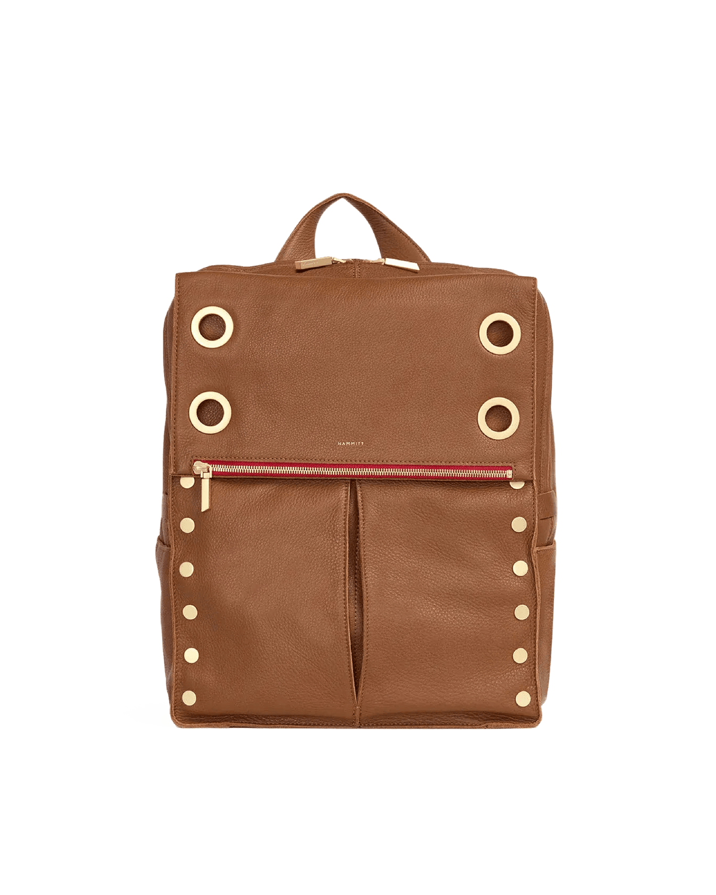 Montana-Backpack-XL-Mahogany-Pebble-BG-Red-Zip-Front-View-2