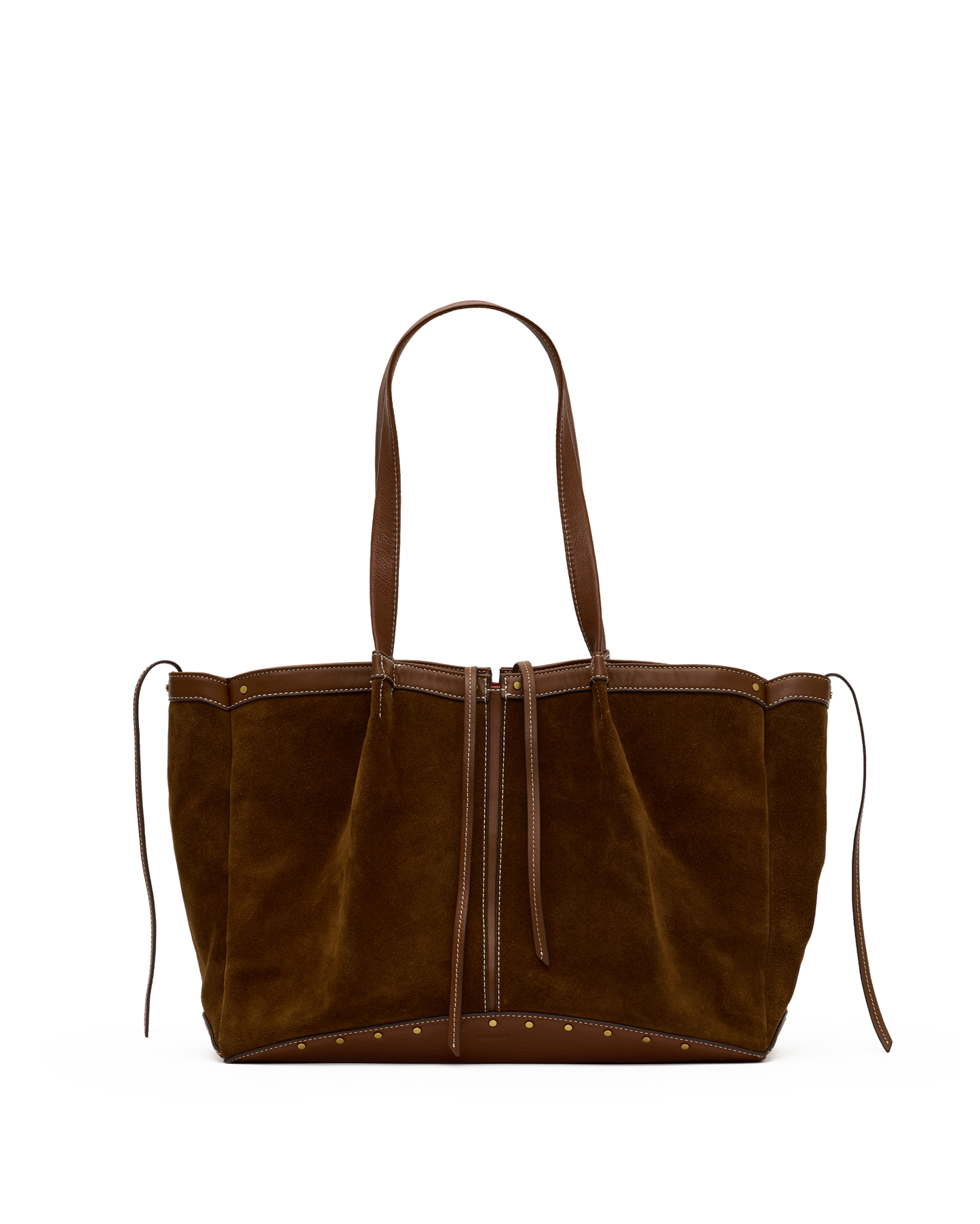 Meryl Carryall | Cinnamon Suede/Antique Gold