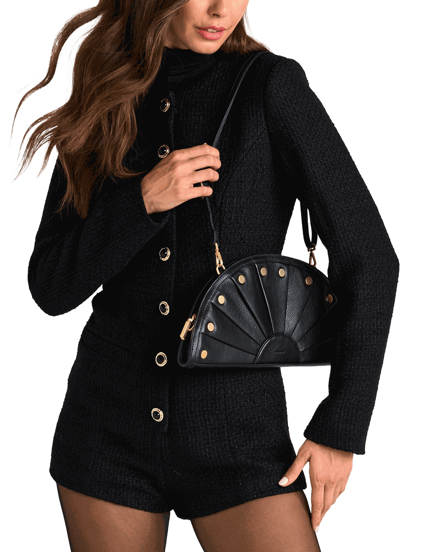 Shelley-Clutch-Black-BG-Model-View-3