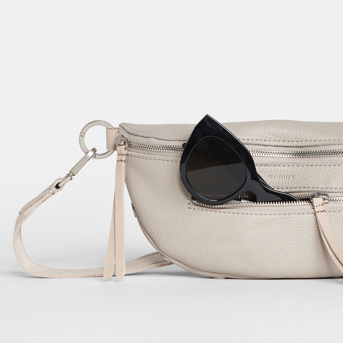 Charles-Crossbody-Paved-Grey-Front-View-Detail