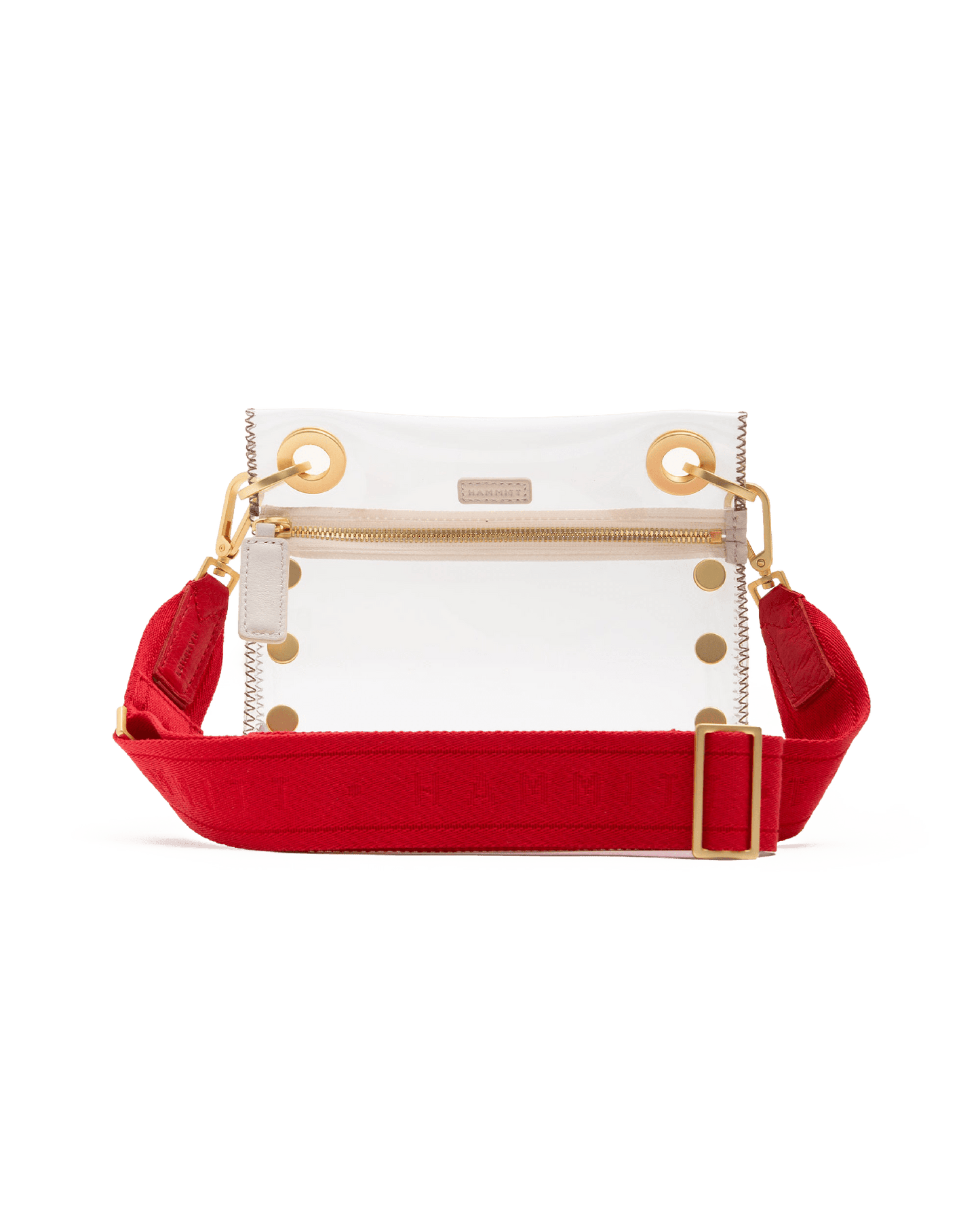 Webbing Crossbody Strap-Harissa Red-BG-Front-View-2