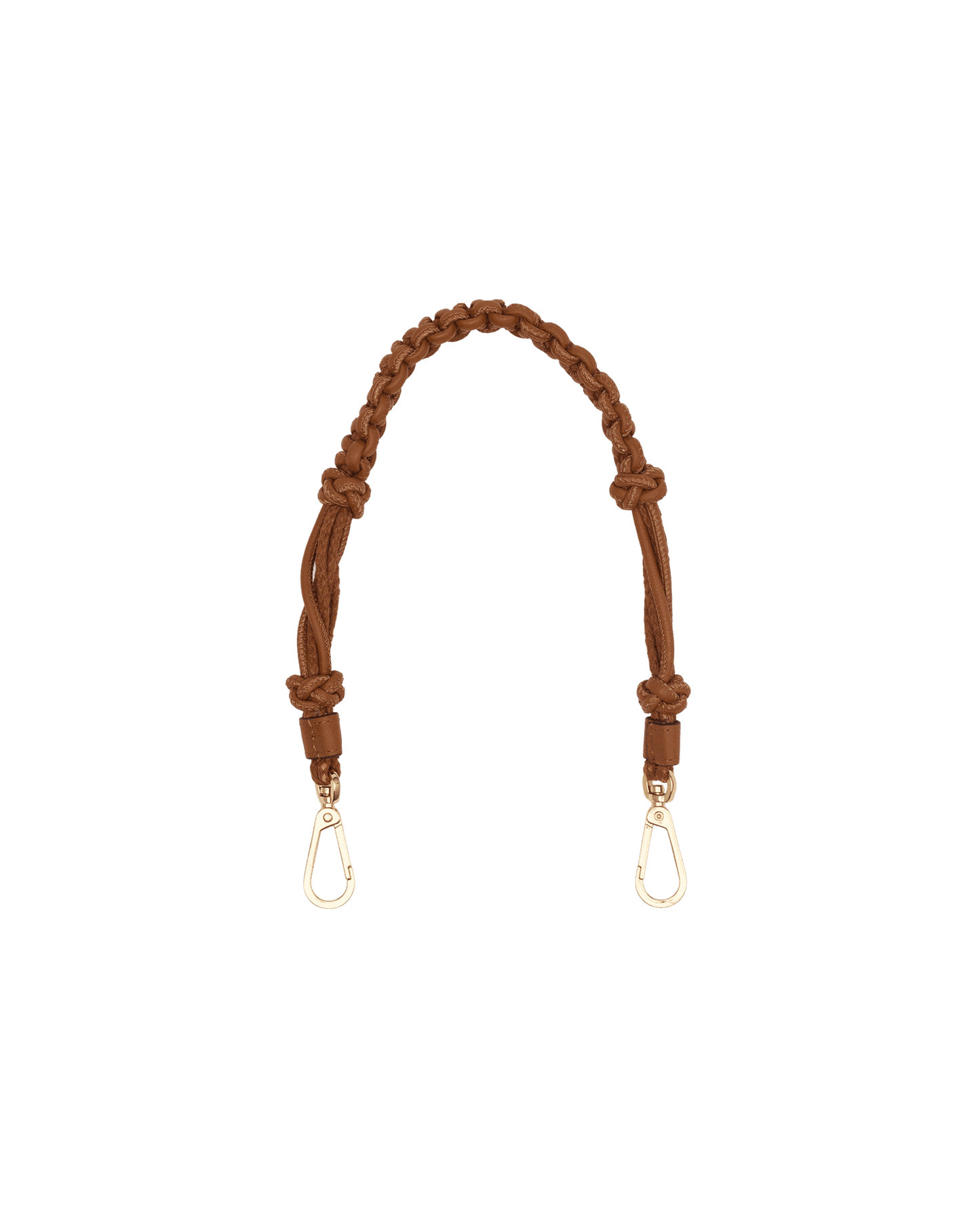 Knotted-Short-Strap-Cocoa-G-Front-View