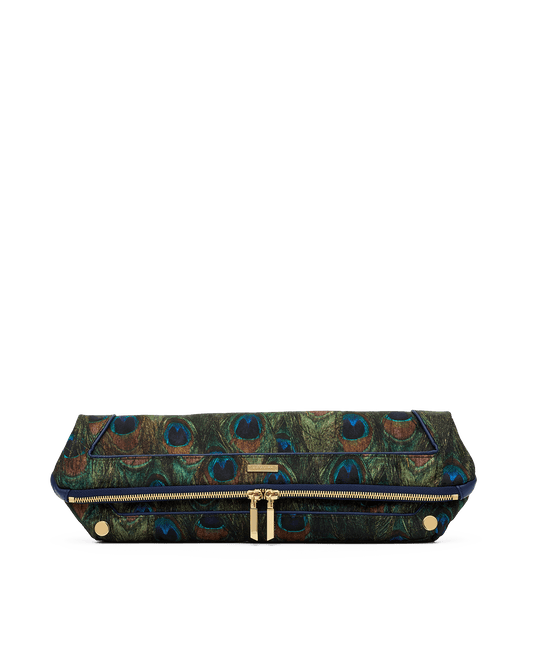 Beverly-Clutch-Peacock-Jacquard-G-Front-View